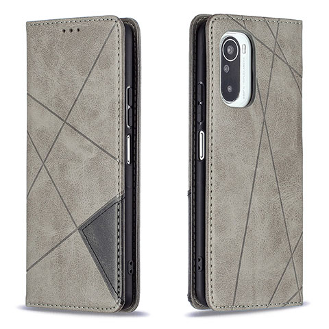 Handytasche Stand Schutzhülle Flip Leder Hülle B07F für Xiaomi Mi 11X 5G Hellbraun