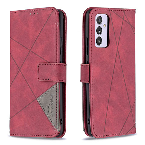 Handytasche Stand Schutzhülle Flip Leder Hülle B08F für Samsung Galaxy A24 4G Rot