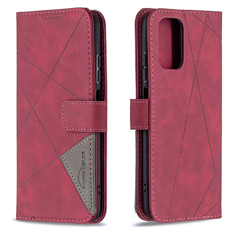 Handytasche Stand Schutzhülle Flip Leder Hülle B08F für Xiaomi Redmi Note 11 SE India 4G Rot