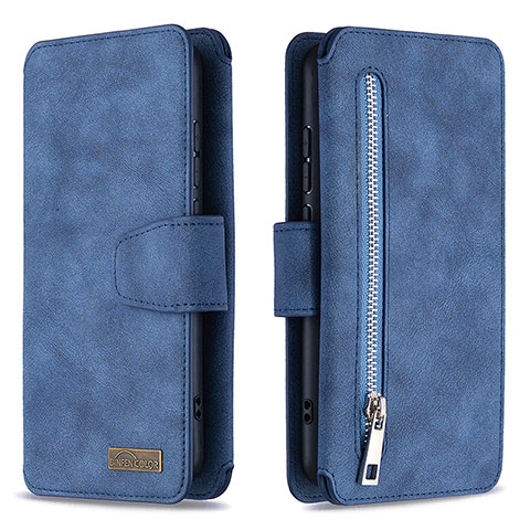 Handytasche Stand Schutzhülle Flip Leder Hülle B09F für Samsung Galaxy A11 Blau