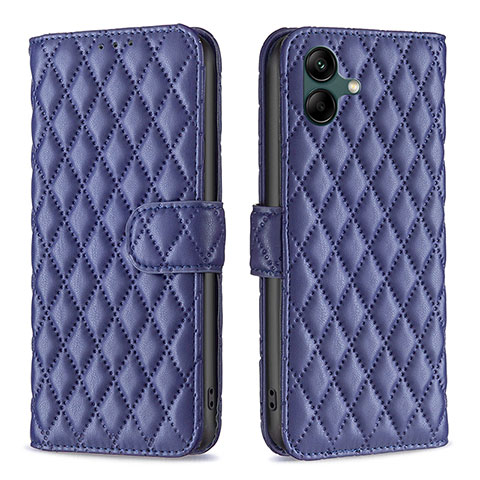 Handytasche Stand Schutzhülle Flip Leder Hülle B11F für Samsung Galaxy A04 4G Blau