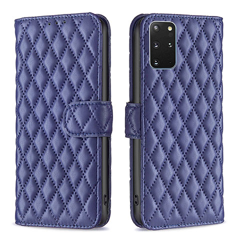 Handytasche Stand Schutzhülle Flip Leder Hülle B11F für Samsung Galaxy S20 Plus 5G Blau