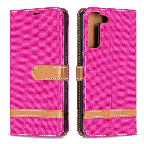 Handytasche Stand Schutzhülle Flip Leder Hülle B11F für Samsung Galaxy S23 Plus 5G Pink