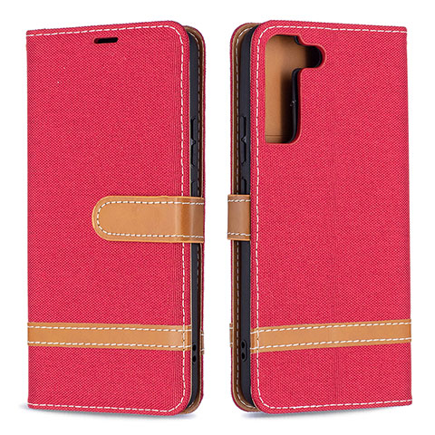 Handytasche Stand Schutzhülle Flip Leder Hülle B11F für Samsung Galaxy S23 Plus 5G Rot