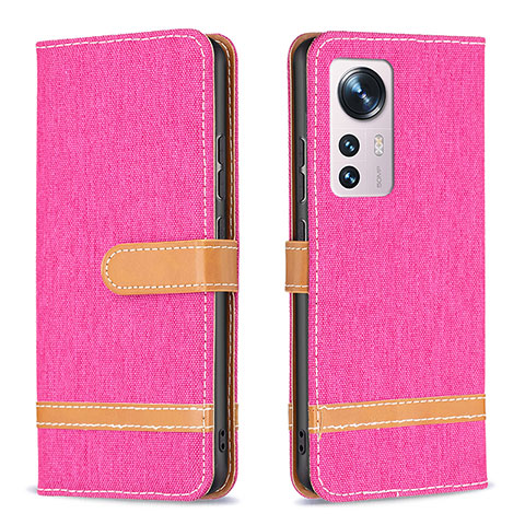 Handytasche Stand Schutzhülle Flip Leder Hülle B11F für Xiaomi Mi 12S 5G Pink