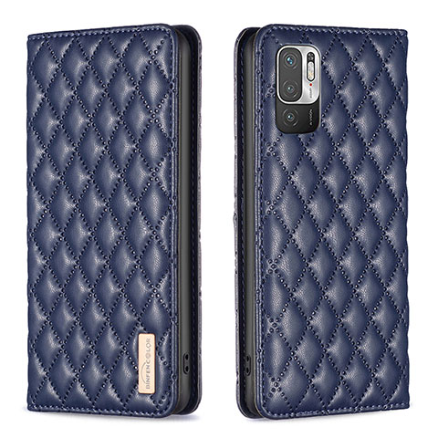 Handytasche Stand Schutzhülle Flip Leder Hülle B11F für Xiaomi Redmi Note 11 SE 5G Blau