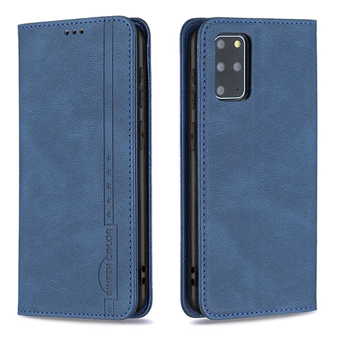 Handytasche Stand Schutzhülle Flip Leder Hülle B15F für Samsung Galaxy S20 Plus 5G Blau