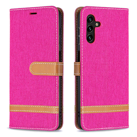 Handytasche Stand Schutzhülle Flip Leder Hülle B16F für Samsung Galaxy A04s Pink