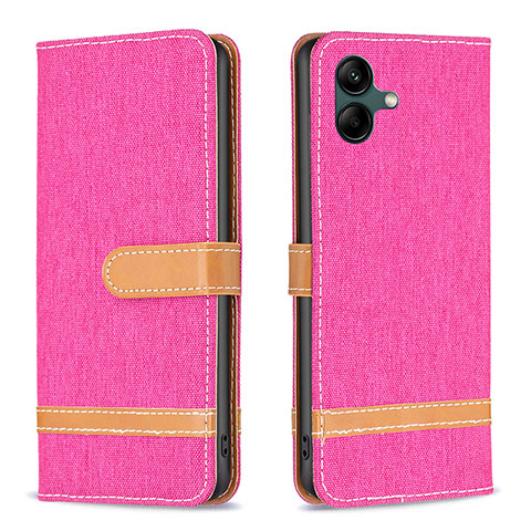 Handytasche Stand Schutzhülle Flip Leder Hülle B16F für Samsung Galaxy A05 Pink