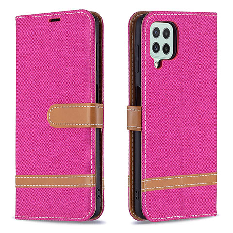 Handytasche Stand Schutzhülle Flip Leder Hülle B16F für Samsung Galaxy A22 4G Pink