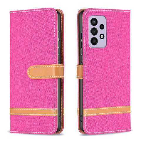 Handytasche Stand Schutzhülle Flip Leder Hülle B16F für Samsung Galaxy A33 5G Pink