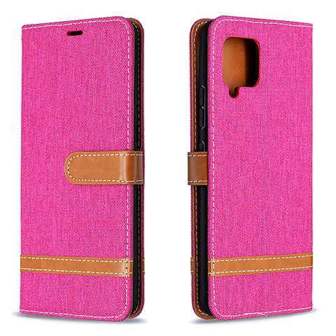 Handytasche Stand Schutzhülle Flip Leder Hülle B16F für Samsung Galaxy A42 5G Pink