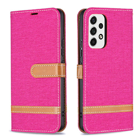 Handytasche Stand Schutzhülle Flip Leder Hülle B16F für Samsung Galaxy A53 5G Pink