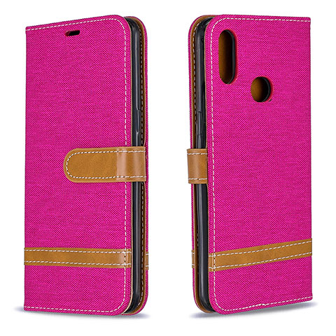 Handytasche Stand Schutzhülle Flip Leder Hülle B16F für Samsung Galaxy M01s Pink