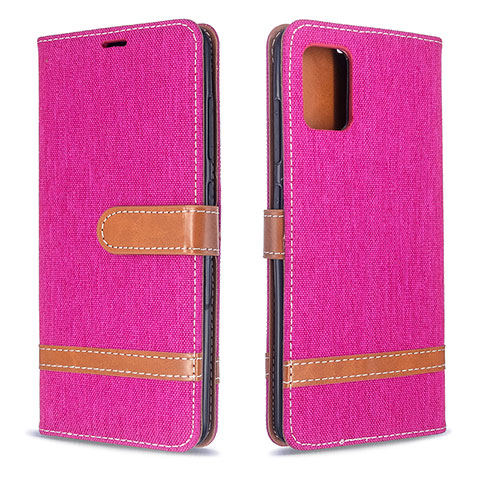 Handytasche Stand Schutzhülle Flip Leder Hülle B16F für Samsung Galaxy M40S Pink