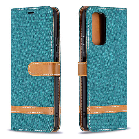 Handytasche Stand Schutzhülle Flip Leder Hülle B16F für Xiaomi Redmi Note 10 Pro Max Grün