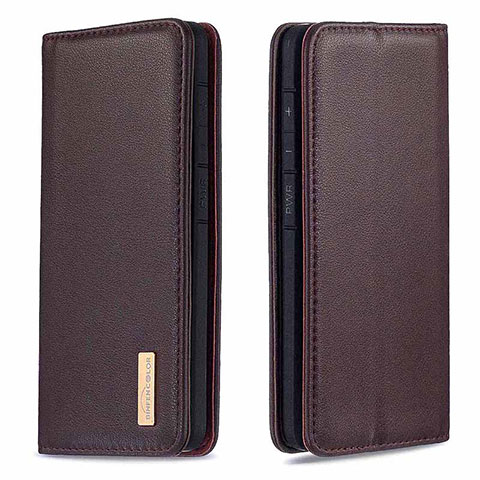 Handytasche Stand Schutzhülle Flip Leder Hülle B17F für Samsung Galaxy A50S Braun