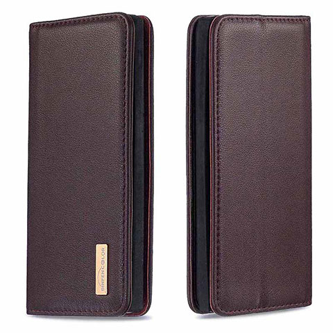 Handytasche Stand Schutzhülle Flip Leder Hülle B17F für Samsung Galaxy Note 10 5G Braun