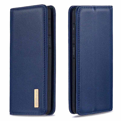 Handytasche Stand Schutzhülle Flip Leder Hülle B17F für Samsung Galaxy S20 Plus 5G Blau