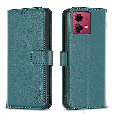 Handytasche Stand Schutzhülle Flip Leder Hülle B22F für Motorola Moto G84 5G Grün