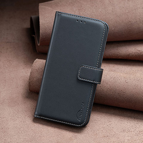 Handytasche Stand Schutzhülle Flip Leder Hülle B23F für Oppo A2 5G Schwarz