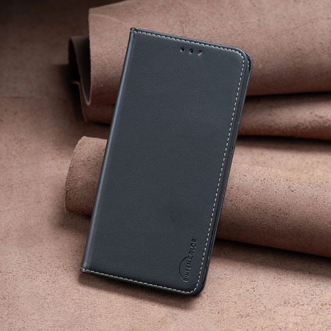 Handytasche Stand Schutzhülle Flip Leder Hülle B25F für Oppo Find X6 5G Schwarz