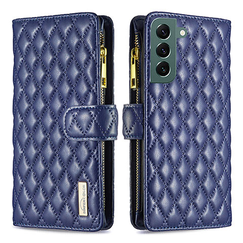 Handytasche Stand Schutzhülle Flip Leder Hülle BF1 für Samsung Galaxy S24 Plus 5G Blau