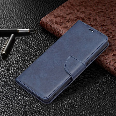 Handytasche Stand Schutzhülle Flip Leder Hülle BF1 für Xiaomi Redmi Note 10 Pro 4G Blau