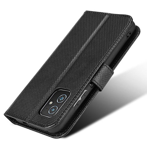 Handytasche Stand Schutzhülle Flip Leder Hülle BY1 für Asus Zenfone 8 ZS590KS Schwarz