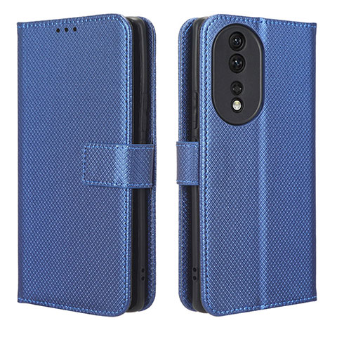 Handytasche Stand Schutzhülle Flip Leder Hülle BY1 für Huawei Honor 80 5G Blau