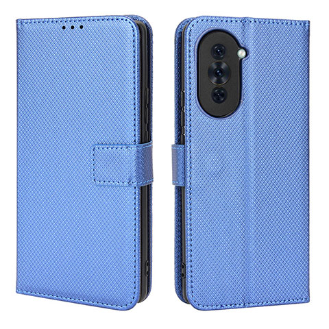 Handytasche Stand Schutzhülle Flip Leder Hülle BY1 für Huawei Nova 10 Pro Blau