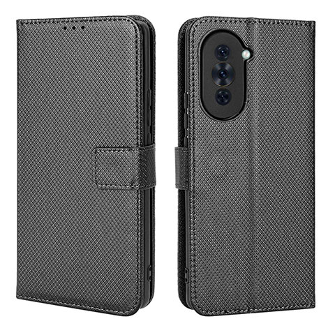 Handytasche Stand Schutzhülle Flip Leder Hülle BY1 für Huawei Nova 10 Pro Schwarz