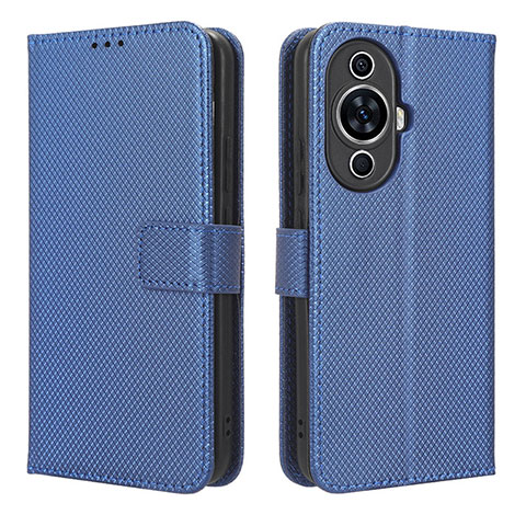 Handytasche Stand Schutzhülle Flip Leder Hülle BY1 für Huawei Nova 11 Blau