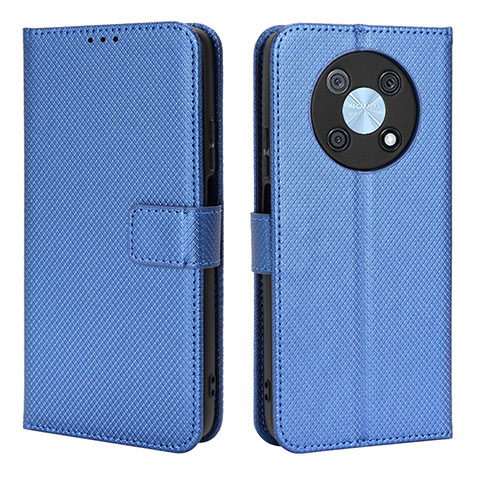 Handytasche Stand Schutzhülle Flip Leder Hülle BY1 für Huawei Nova Y90 Blau