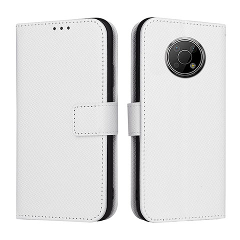 Handytasche Stand Schutzhülle Flip Leder Hülle BY1 für Nokia G300 5G Weiß