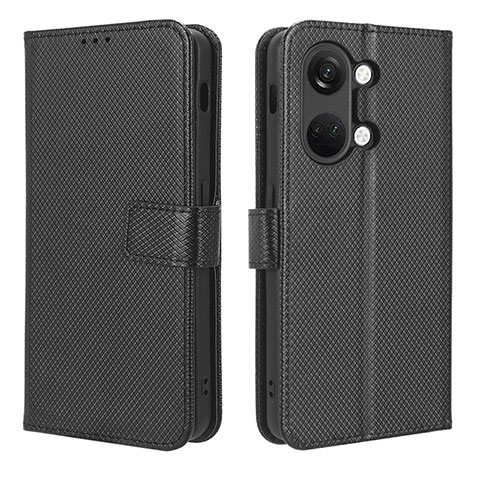 Handytasche Stand Schutzhülle Flip Leder Hülle BY1 für OnePlus Ace 2V 5G Schwarz