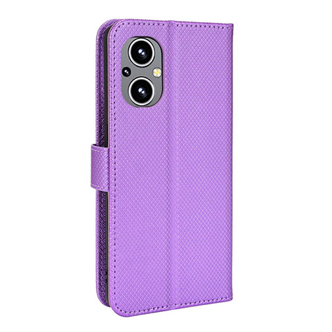 Handytasche Stand Schutzhülle Flip Leder Hülle BY1 für OnePlus Nord N20 5G Violett