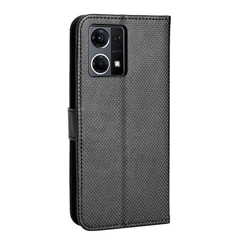 Handytasche Stand Schutzhülle Flip Leder Hülle BY1 für Oppo F21s Pro 4G Schwarz