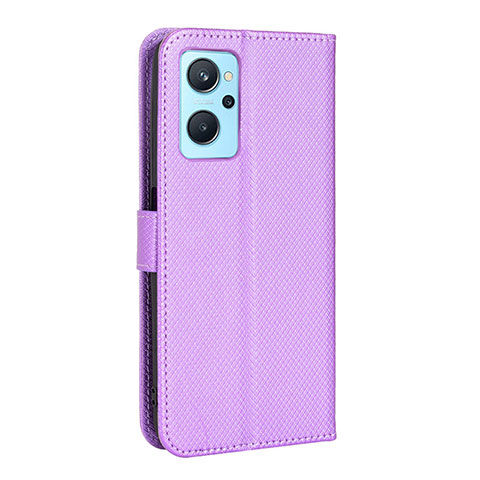 Handytasche Stand Schutzhülle Flip Leder Hülle BY1 für Oppo K10 4G Violett