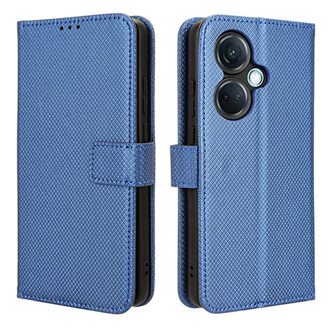 Handytasche Stand Schutzhülle Flip Leder Hülle BY1 für Oppo K11 5G Blau