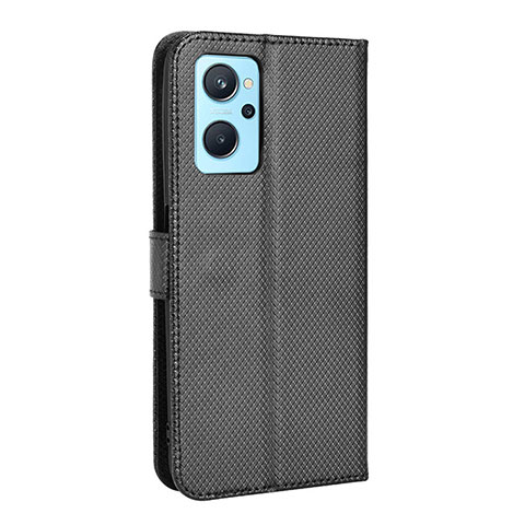 Handytasche Stand Schutzhülle Flip Leder Hülle BY1 für Realme 9i 4G Schwarz