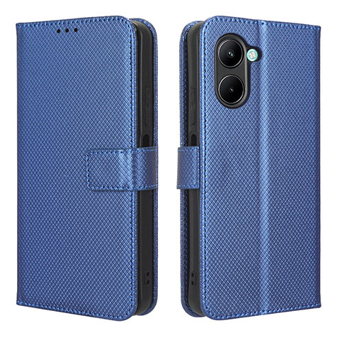 Handytasche Stand Schutzhülle Flip Leder Hülle BY1 für Realme C33 (2023) Blau