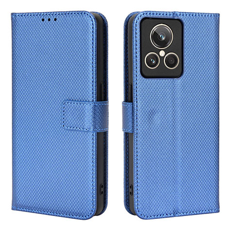 Handytasche Stand Schutzhülle Flip Leder Hülle BY1 für Realme GT2 Master Explorer Blau