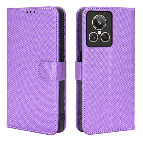 Handytasche Stand Schutzhülle Flip Leder Hülle BY1 für Realme GT2 Master Explorer Violett