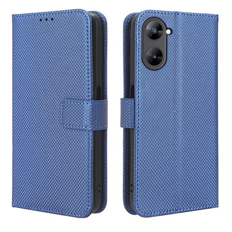 Handytasche Stand Schutzhülle Flip Leder Hülle BY1 für Realme V30 5G Blau