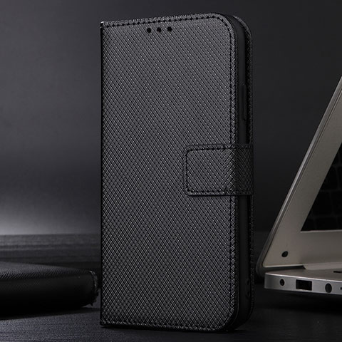 Handytasche Stand Schutzhülle Flip Leder Hülle BY1 für Samsung Galaxy A03s Schwarz