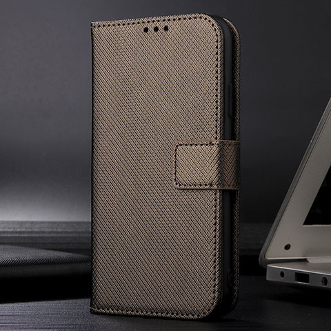 Handytasche Stand Schutzhülle Flip Leder Hülle BY1 für Samsung Galaxy A04s Braun