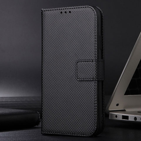 Handytasche Stand Schutzhülle Flip Leder Hülle BY1 für Samsung Galaxy A22 5G Schwarz