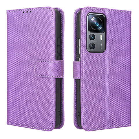 Handytasche Stand Schutzhülle Flip Leder Hülle BY1 für Xiaomi Mi 12T 5G Violett