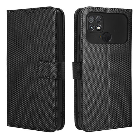 Handytasche Stand Schutzhülle Flip Leder Hülle BY1 für Xiaomi Poco C40 Schwarz